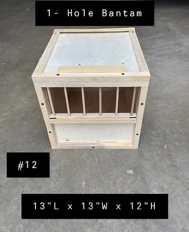 #12 1 Hole Bantam