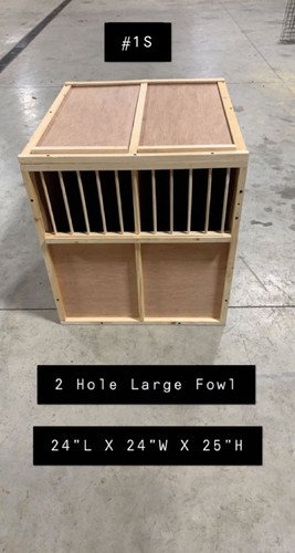 #1S 2-Hole Large Fowl