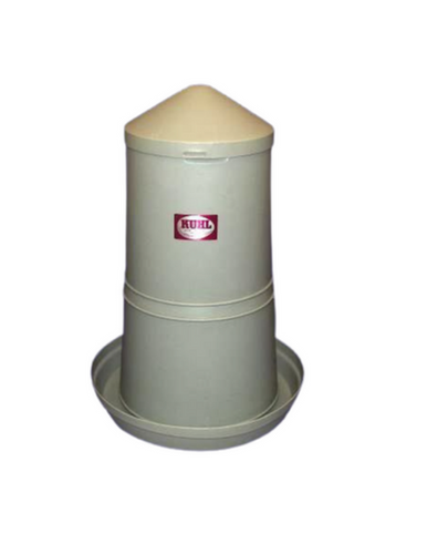 300 lb Range Feeder Complete w/ Quail-size Pan less Rain Shield*