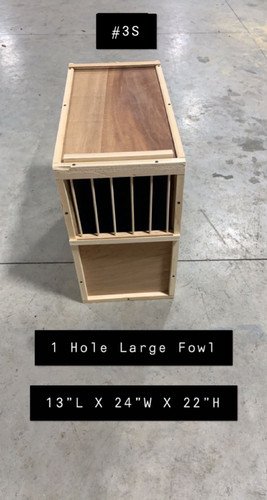 #3S 1 Hole Large Fowl