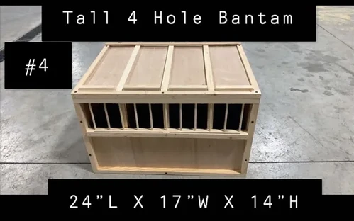 #4 Tall 4 Hole Bantam