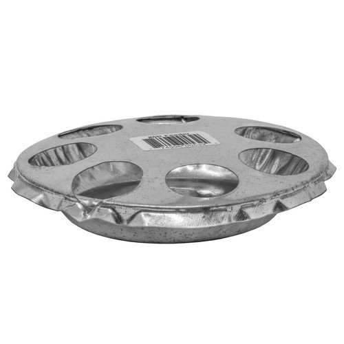 7 Hole Galvanized Chick Feeder