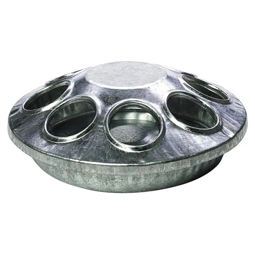 Miller # 9808 6ā galv. 8-hole chick feeder